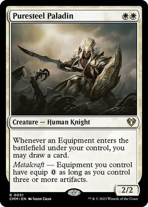 Puresteel Paladin (51) [Commander Masters]