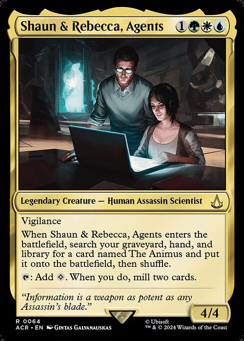 Shaun & Rebecca, Agents (64) [Assassin's Creed]