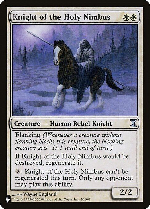 Knight of the Holy Nimbus (TSP-26) [The List]