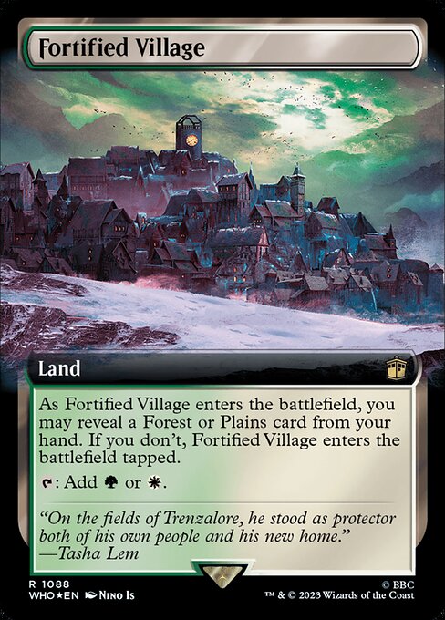 Fortified Village (1088) [Doctor Who] [Extended Art]