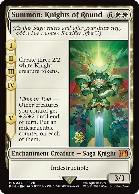 Summon: Knights of Round (36s) [Final Fantasy Promos]