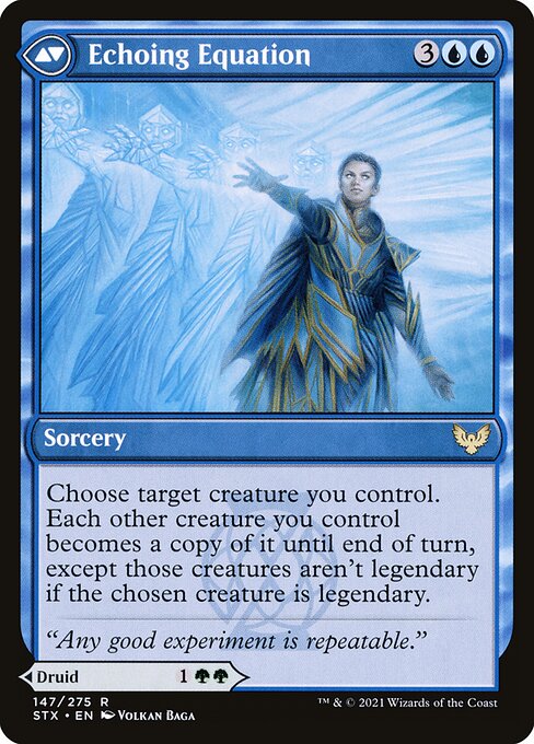 Augmenter Pugilist // Echoing Equation (147) [Strixhaven: School of Mages]