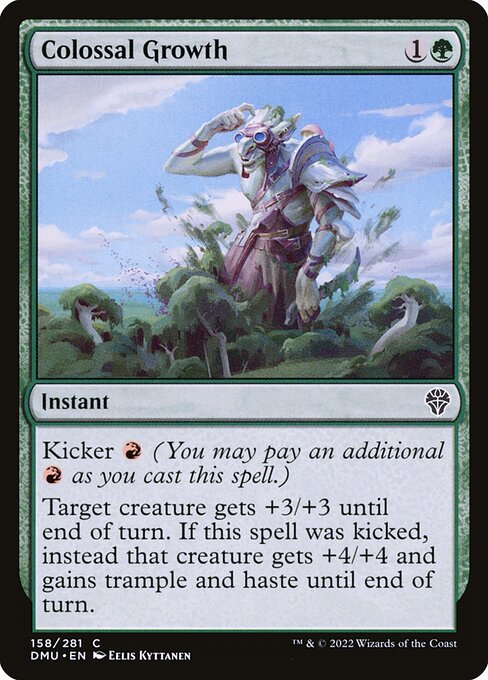 Colossal Growth (158) [Dominaria United]