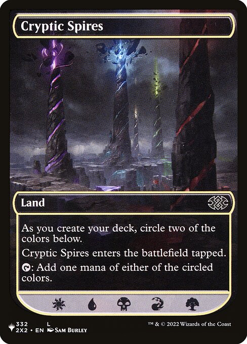Cryptic Spires (2X2-332) [The List]