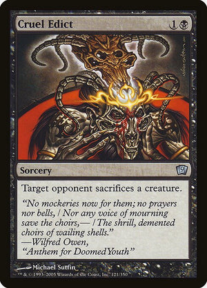 Cruel Edict (121★) [Ninth Edition]