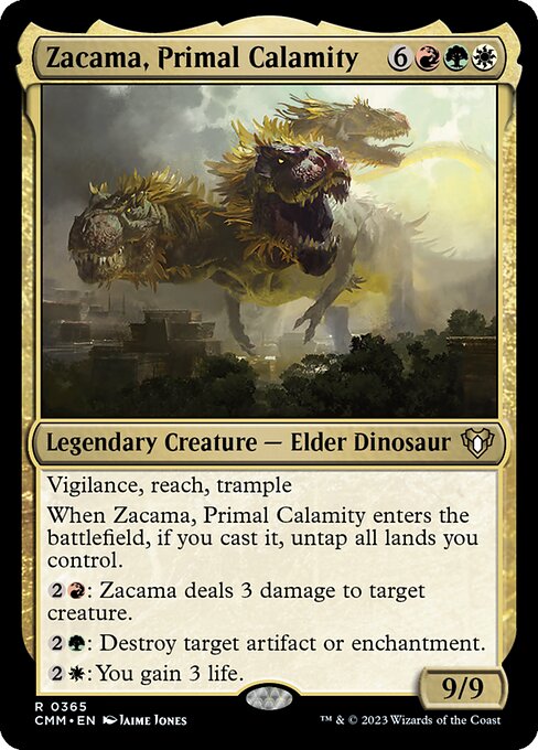 Zacama, Primal Calamity (365) [Commander Masters]