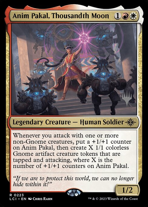 Anim Pakal, Thousandth Moon (223p) [The Lost Caverns of Ixalan Promos]