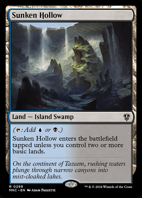 Sunken Hollow (299) [Murders at Karlov Manor Commander]