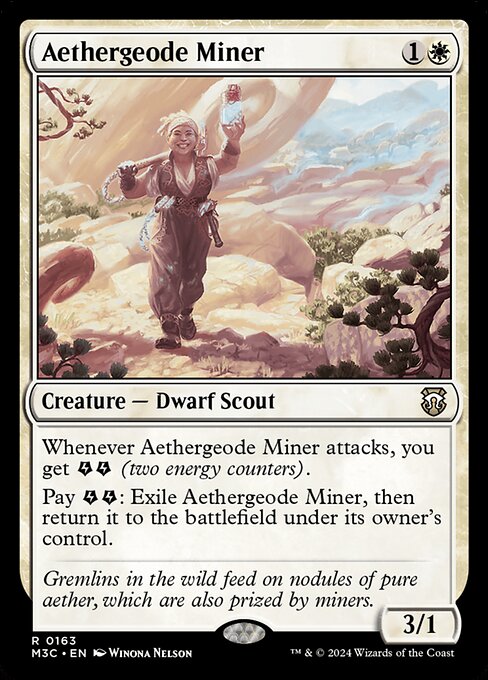 Aethergeode Miner (163) [Modern Horizons 3 Commander]