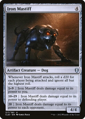 Iron Mastiff (317) [Commander Legends: Battle for Baldur's Gate]