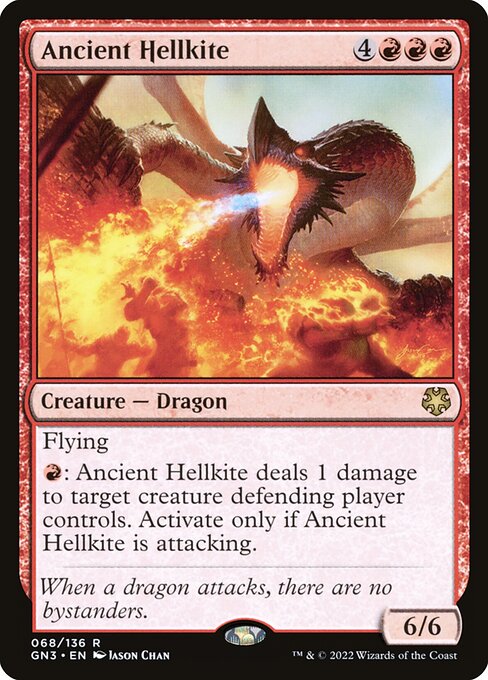 Ancient Hellkite (68) [Game Night: Free-for-All]