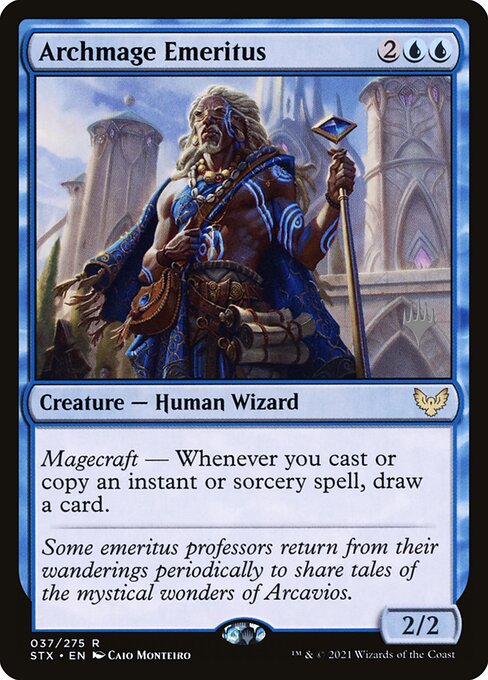 Archmage Emeritus (37p) [Strixhaven: School of Mages Promos]