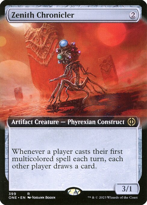 Zenith Chronicler (399) [Phyrexia: All Will Be One] [Extended Art]