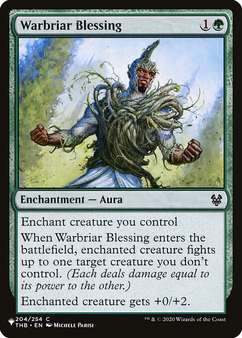 Warbriar Blessing (THB-204) [The List]