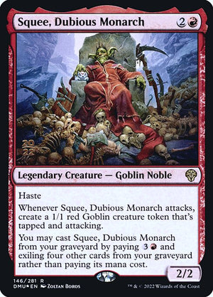 Squee, Dubious Monarch (146s) [Dominaria United Promos]