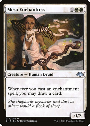 Mesa Enchantress (14) [Dominaria Remastered]