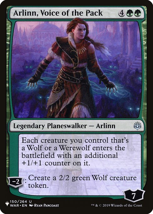 Arlinn, Voice of the Pack (WAR-150) [The List]