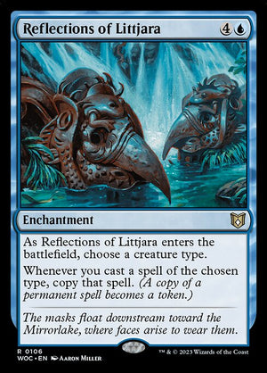 Reflections of Littjara (106) [Wilds of Eldraine Commander]