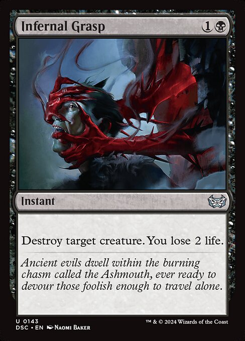Infernal Grasp (143) [Duskmourn: House of Horror Commander]