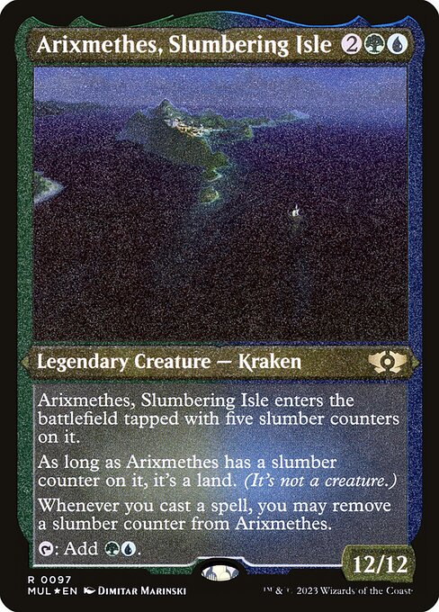 Arixmethes, Slumbering Isle (97) [Multiverse Legends]
