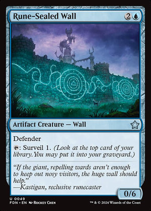 Rune-Sealed Wall (49) [Foundations]
