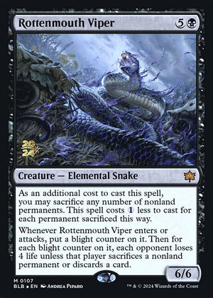 Rottenmouth Viper (107s) [Bloomburrow Promos]