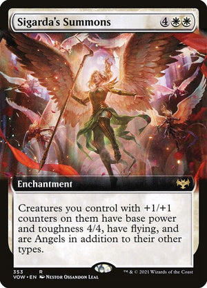 Sigarda's Summons (353) [Innistrad: Crimson Vow] [Extended Art]
