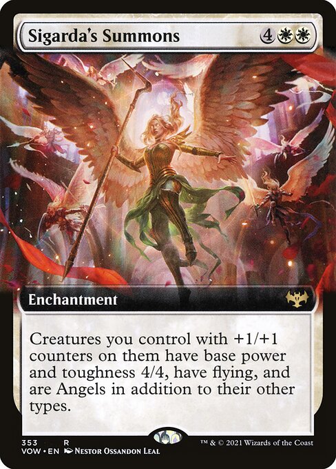 Sigarda's Summons (353) [Innistrad: Crimson Vow] [Extended Art]