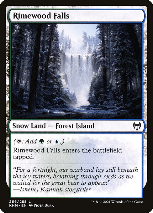 Rimewood Falls (266) [Kaldheim]