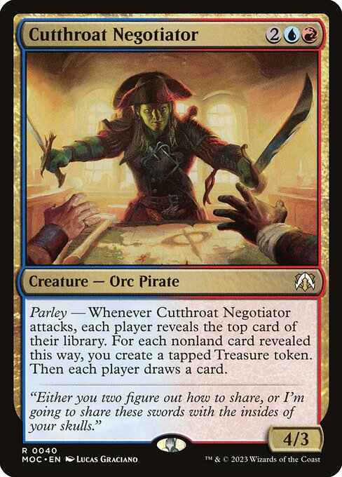 Cutthroat Negotiator (40) [March of the Machine Commander]