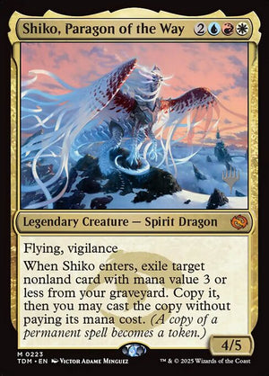 Shiko, Paragon of the Way (223p) [Tarkir: Dragonstorm Promos]