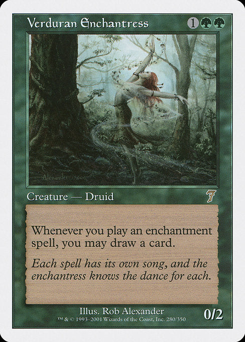 Verduran Enchantress (280) [Seventh Edition]