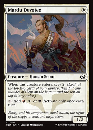 Mardu Devotee (16) [Tarkir: Dragonstorm]