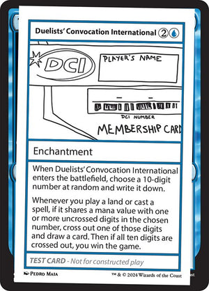 Duelists' Convocation International (999-DCI) [Mystery Booster 2]