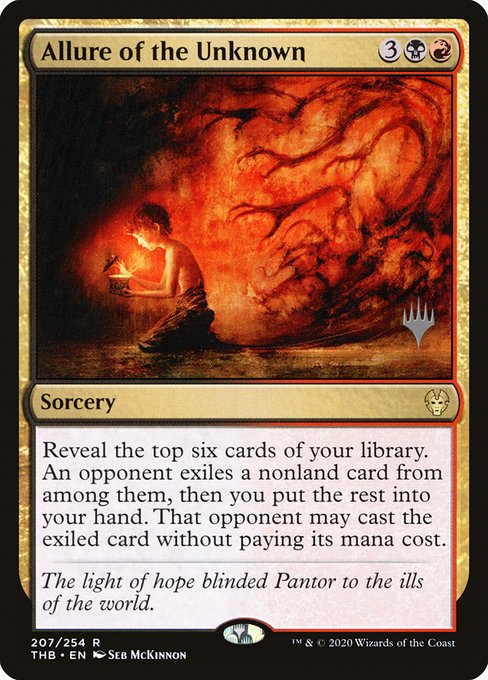 Allure of the Unknown (207p) [Theros Beyond Death Promos]