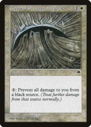 Circle of Protection: Black (8) [Tempest]