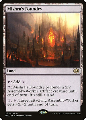 Mishra's Foundry (265) [The Brothers' War]