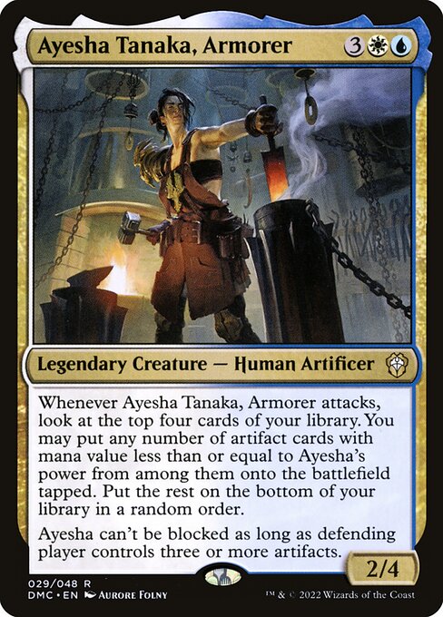 Ayesha Tanaka, Armorer (29) [Dominaria United Commander]