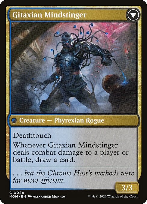 Aetherblade Agent // Gitaxian Mindstinger (88) [March of the Machine]