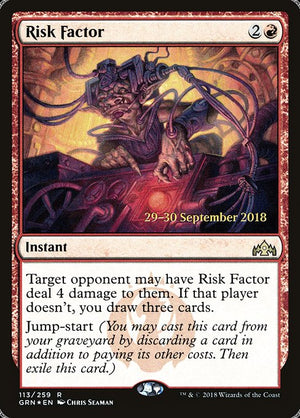 Risk Factor (113s) [Guilds of Ravnica Promos]