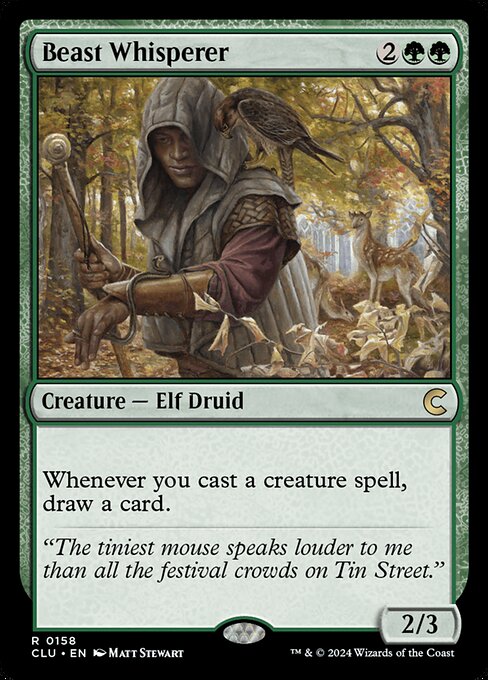 Beast Whisperer (158) [Ravnica: Clue Edition]