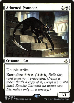 Adorned Pouncer (2s) [Hour of Devastation Promos]