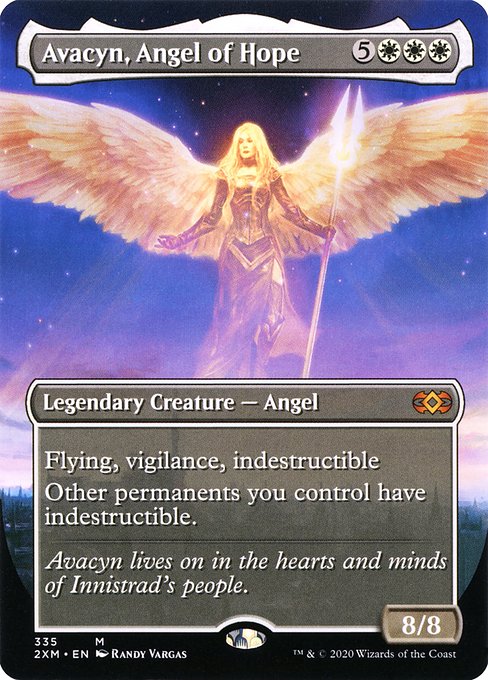 Avacyn, Angel of Hope (335) [Double Masters] [Borderless]