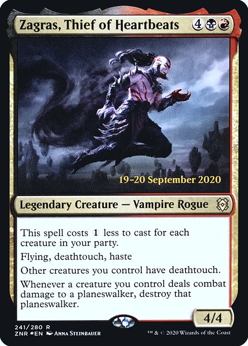 Zagras, Thief of Heartbeats (241s) [Zendikar Rising Promos]