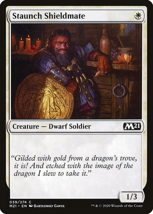Staunch Shieldmate (39) [Core Set 2021]