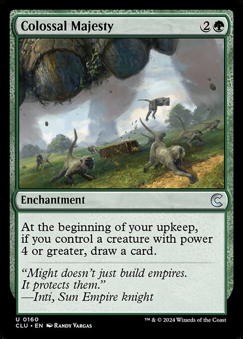 Colossal Majesty (160) [Ravnica: Clue Edition]