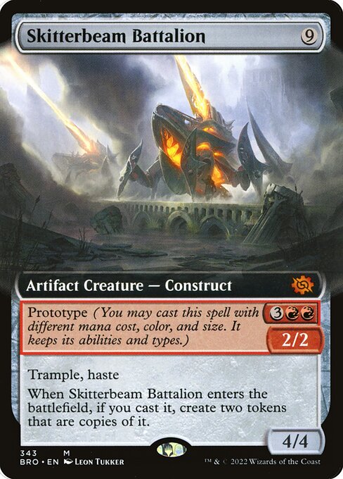 Skitterbeam Battalion (343) [The Brothers' War] [Extended Art]