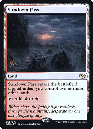 Sundown Pass (266s) [Innistrad: Crimson Vow Promos]
