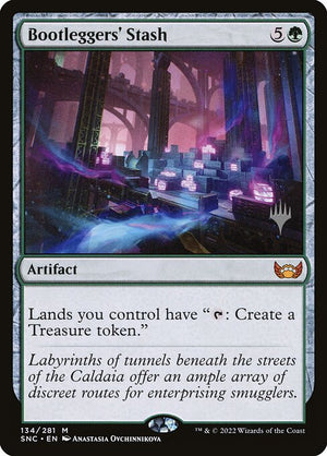 Bootleggers' Stash (134p) [Streets of New Capenna Promos]
