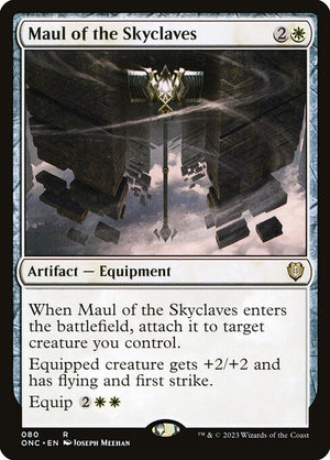 Maul of the Skyclaves (80) [Phyrexia: All Will Be One Commander]